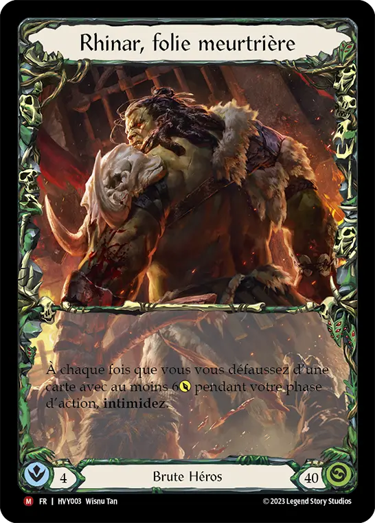 Card: Rhinar, Reckless Rampage