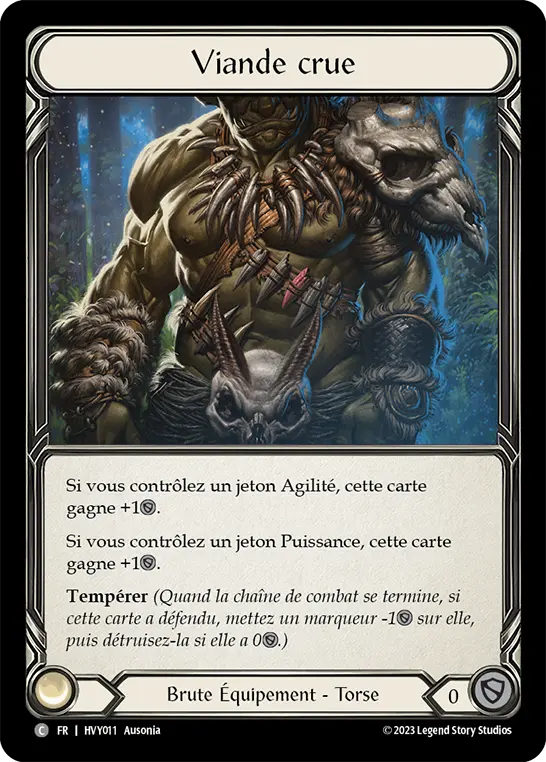 Card: Raw Meat