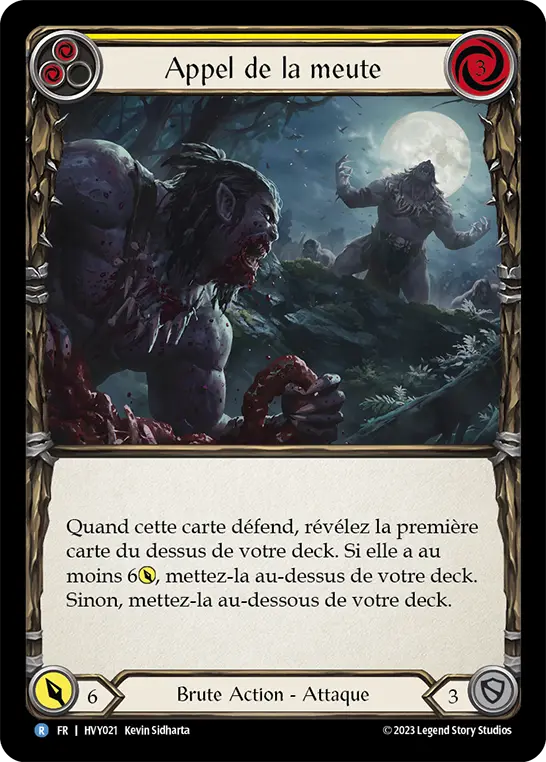 Card: Pack Call (yel)