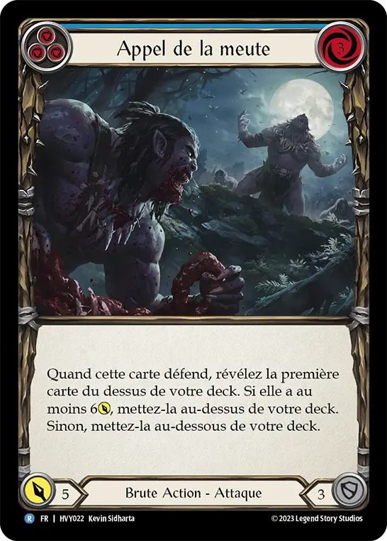 Card: Pack Call (blu)