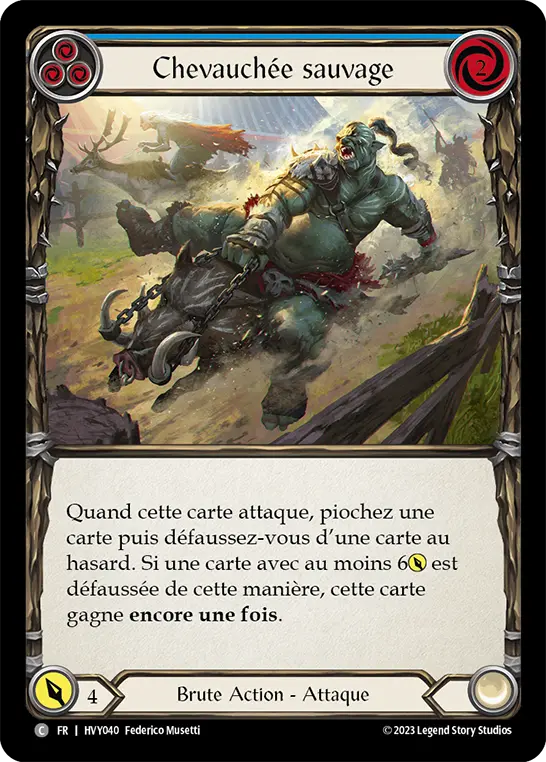 Card: Wild Ride (blu)