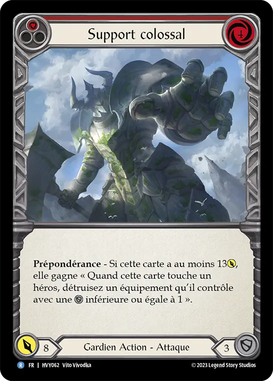 Card: Colossal Bearing (red)