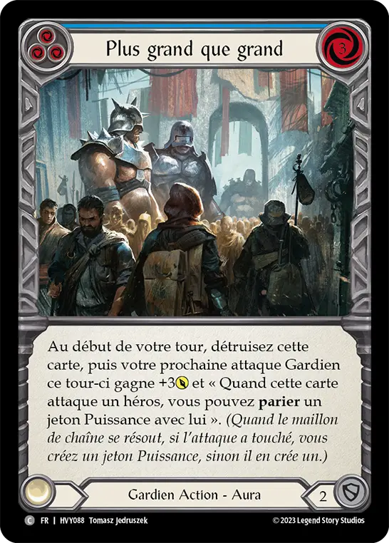 Card: Bigger Than Big (blu)