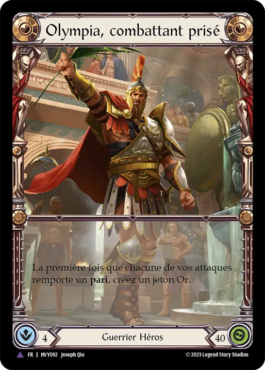 Card: Olympia, Prized Fighter