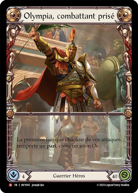 Card: Olympia, Prized Fighter