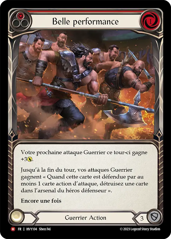 Card: Commanding Performance (red)