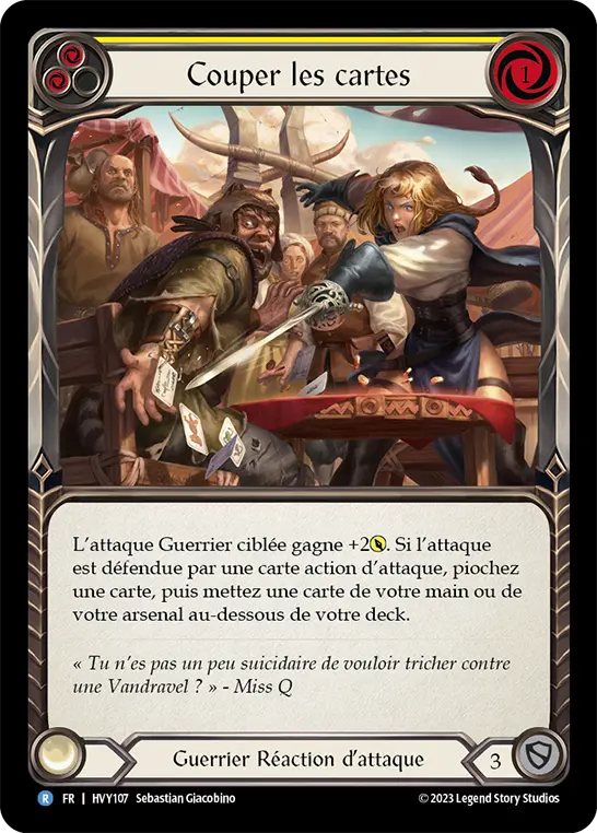 Card: Cut the Deck (yel)