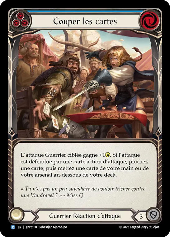Card: Cut the Deck (blu)