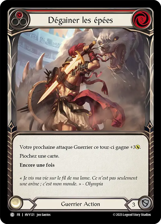 Card: Draw Swords (red)