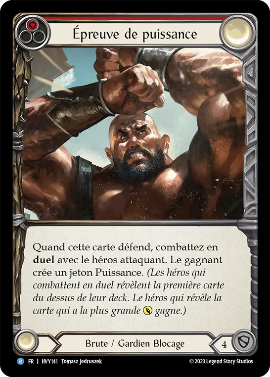 Card: Test of Might (red)