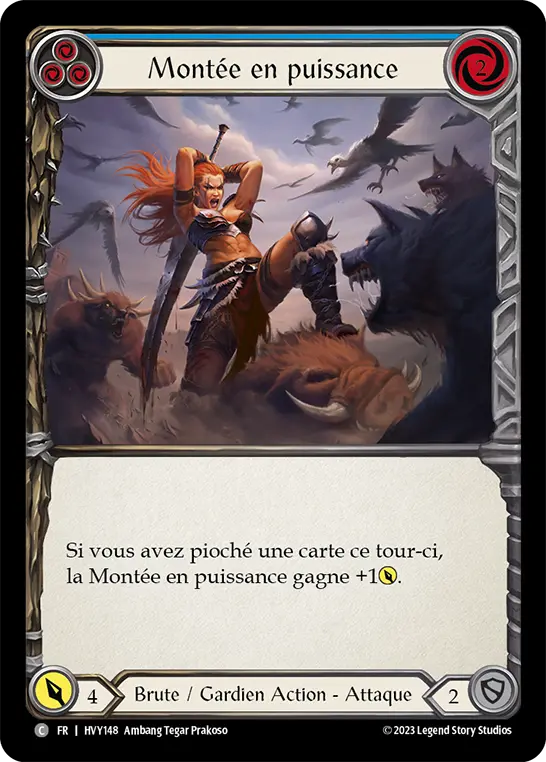 Card: Rising Power (blu)