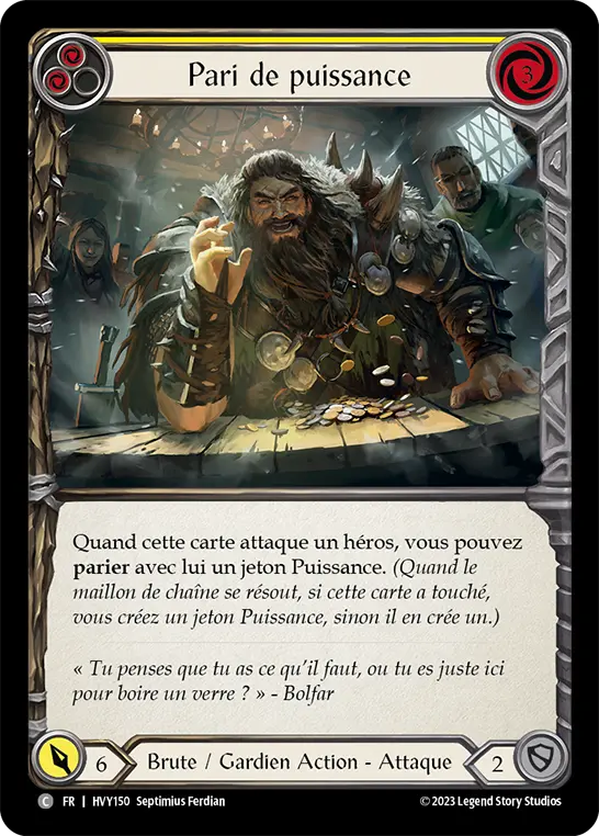 Card: Wage Might (yel)