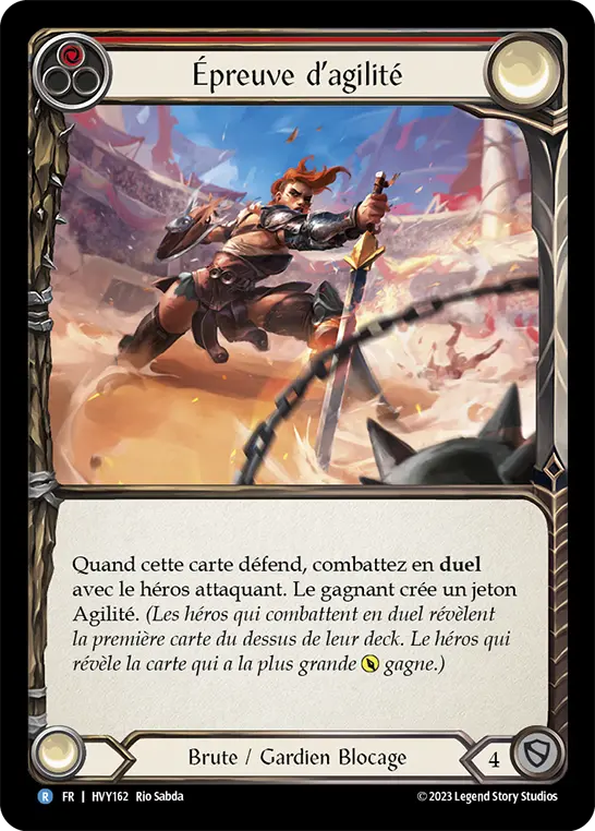 Card: Test of Agility (red)