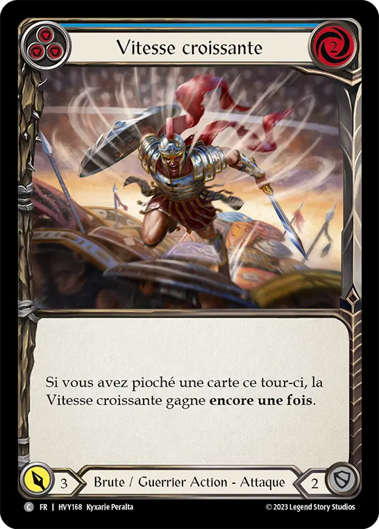 Card: Rising Speed (blu)