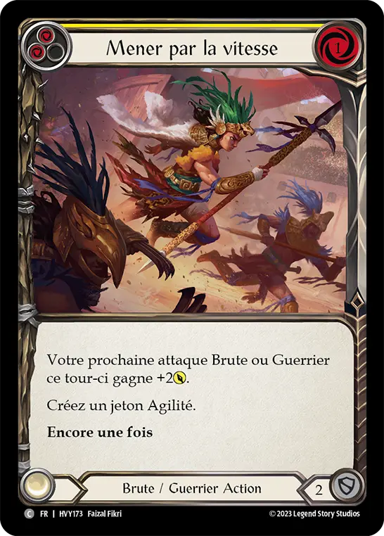 Card: Lead with Speed (yel)