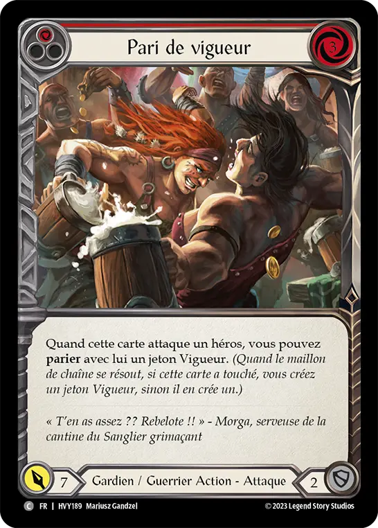 Card: Wage Vigor (red)
