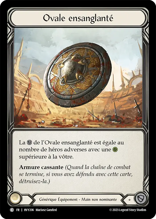 Card: Bloodied Oval