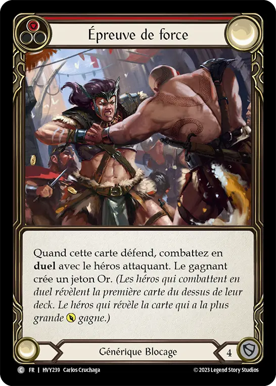 Card: Test of Strength (red)