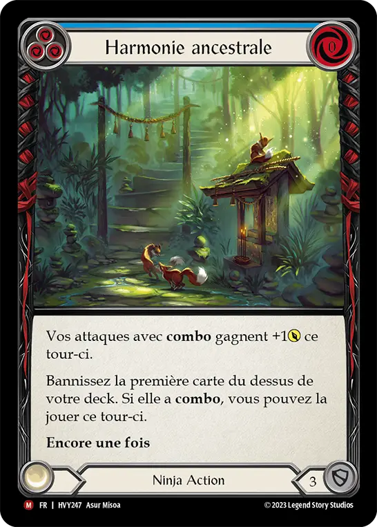 Card: Ancestral Harmony (blu)