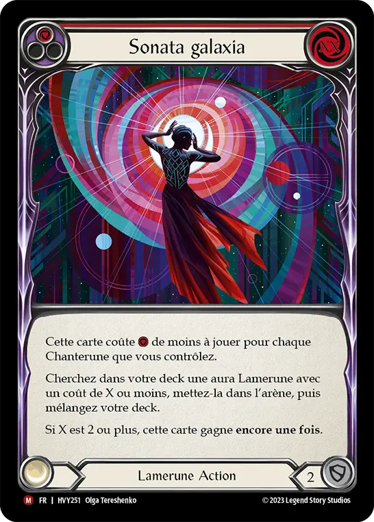 Card: Sonata Galaxia (red)