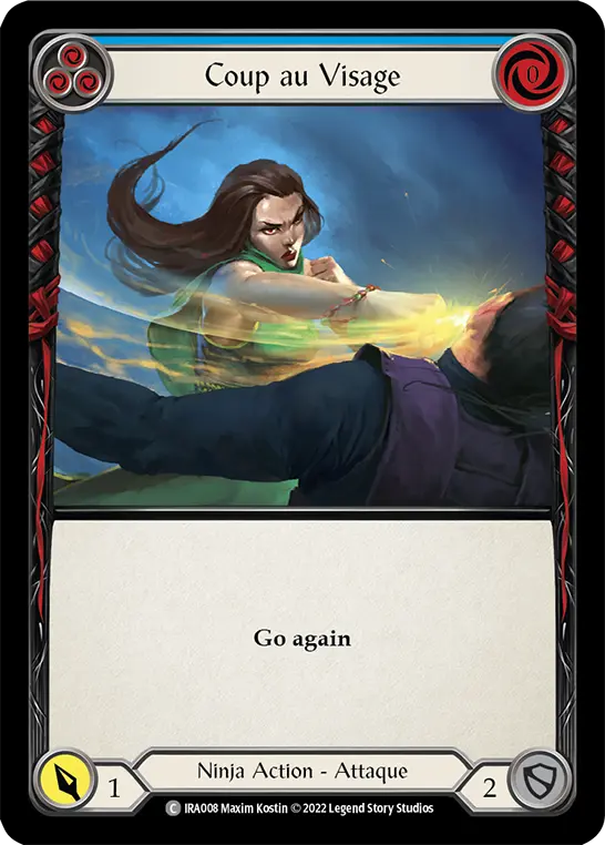 Card: Head Jab (blu)