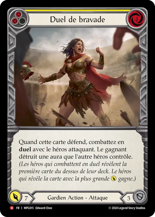 Card: Clash of Bravado (yel)