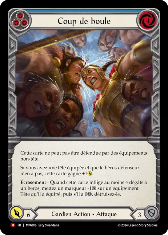 Card: Headbutt (blu)