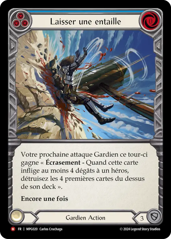 Card: Leave a Dent (blu)