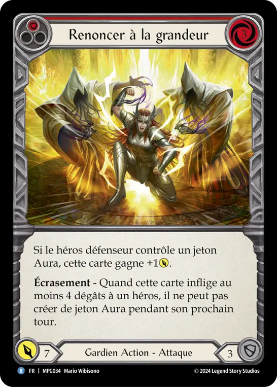 Card: Renounce Grandeur (red)