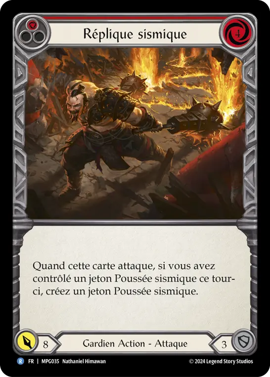 Card: Aftershock (red)