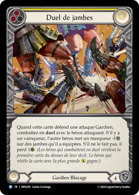 Card: Clash of Legs (yel)