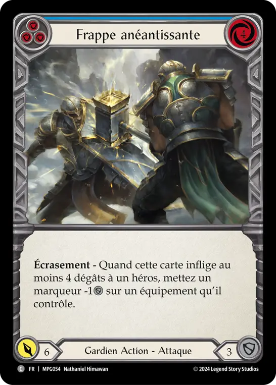 Card: Buckling Blow (blu)