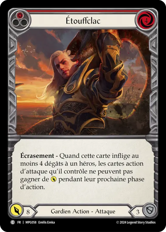 Card: Chokeslam (red)