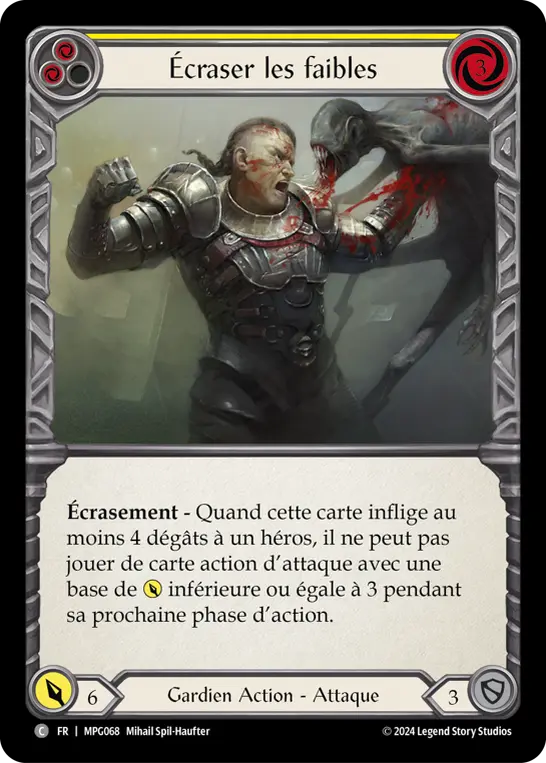 Card: Crush the Weak (yel)