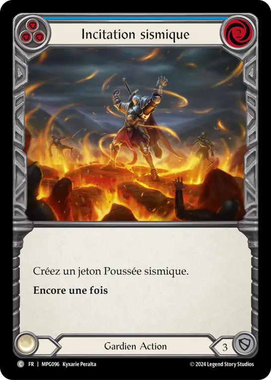 Card: Seismic Stir (blu)