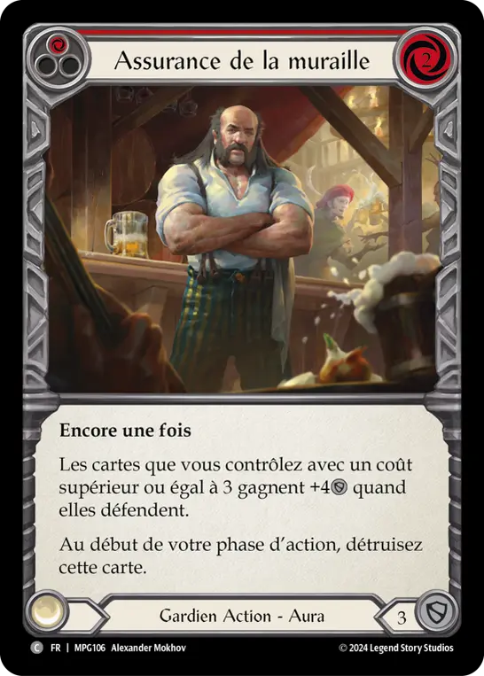 Card: Stonewall Confidence (red)