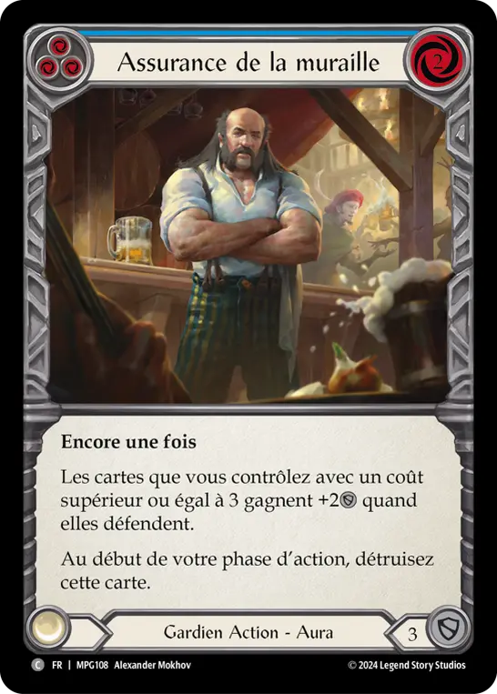 Card: Stonewall Confidence (blu)