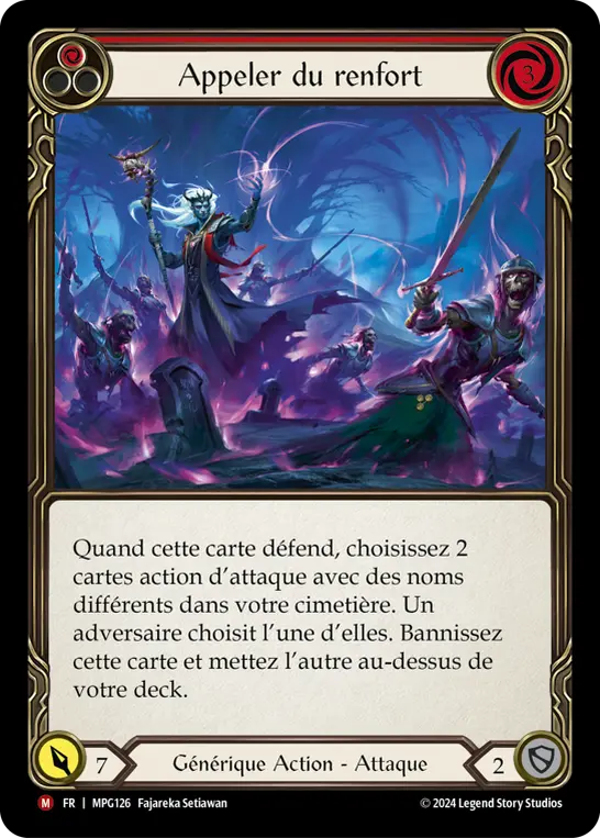 Card: Call for Backup (red)