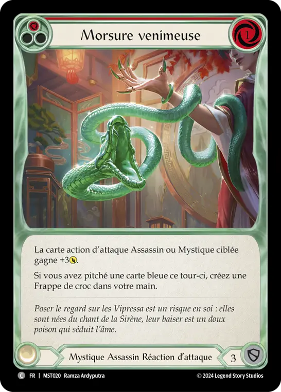 Card: Venomous Bite (red)