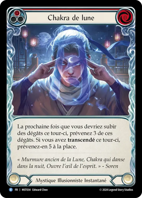 Card: Moon Chakra (red)