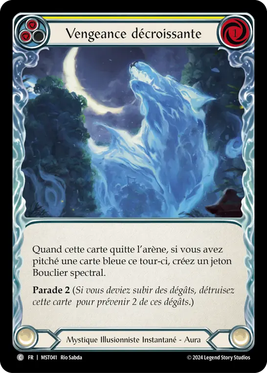 Card: Waning Vengeance (yel)