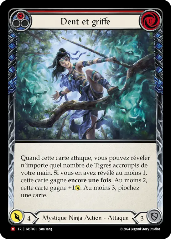 Card: Tooth and Claw (red)