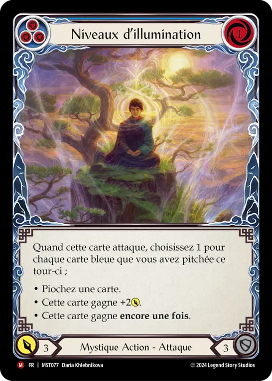 Card: Levels of Enlightenment (blu)
