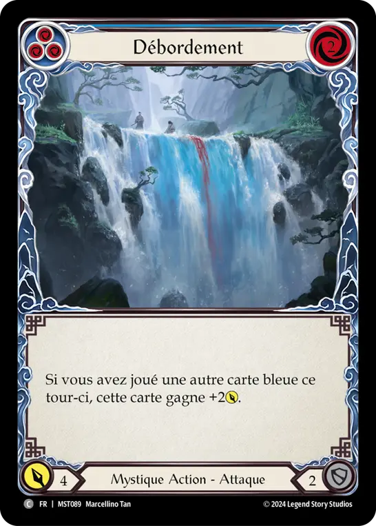 Card: Spillover (blu)