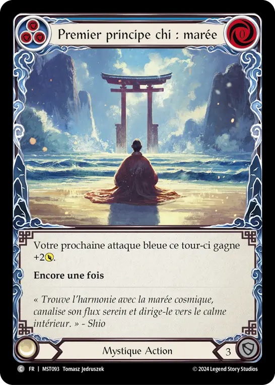 Card: First Tenet of Chi: Tide (blu)