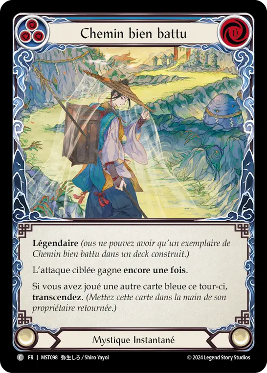 Card: Path Well Traveled (blu)