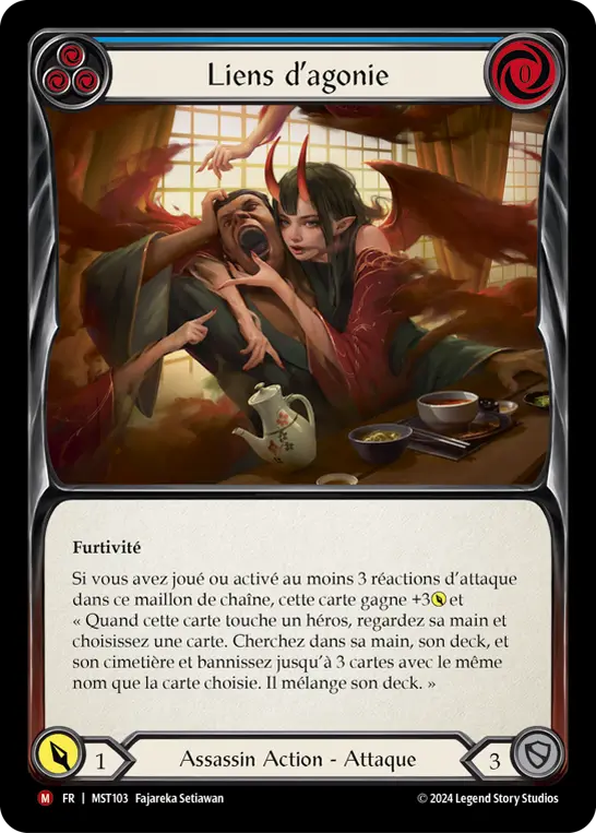 Card: Bonds of Agony (blu)