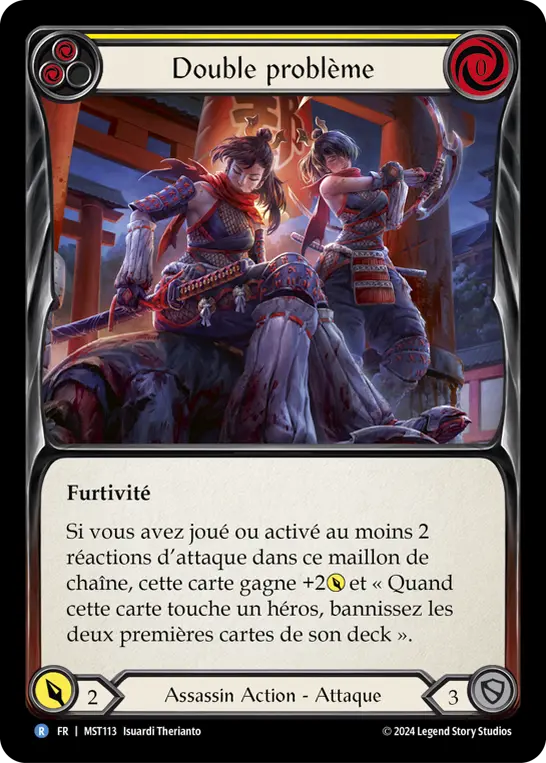 Card: Double Trouble (yel)