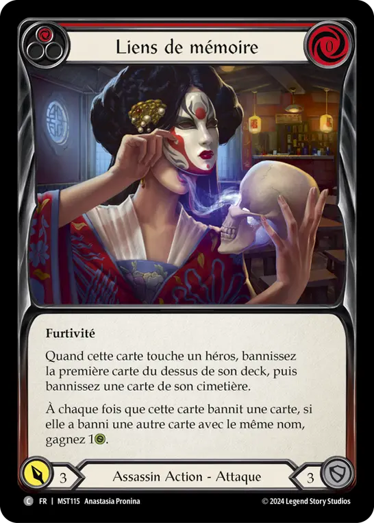 Card: Bonds of Memory (red)