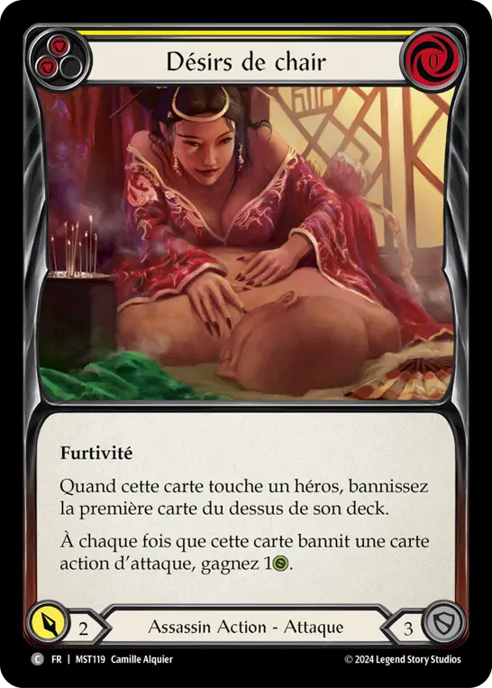 Card: Desires of Flesh (yel)